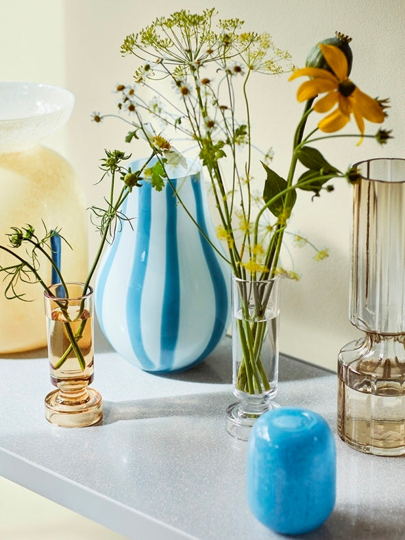 Hay Juice Vase, Wide, Light Blue