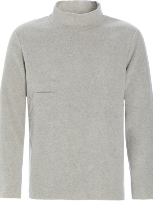 Herren Fleece SWEATER TURTLE NECK 1003C sand