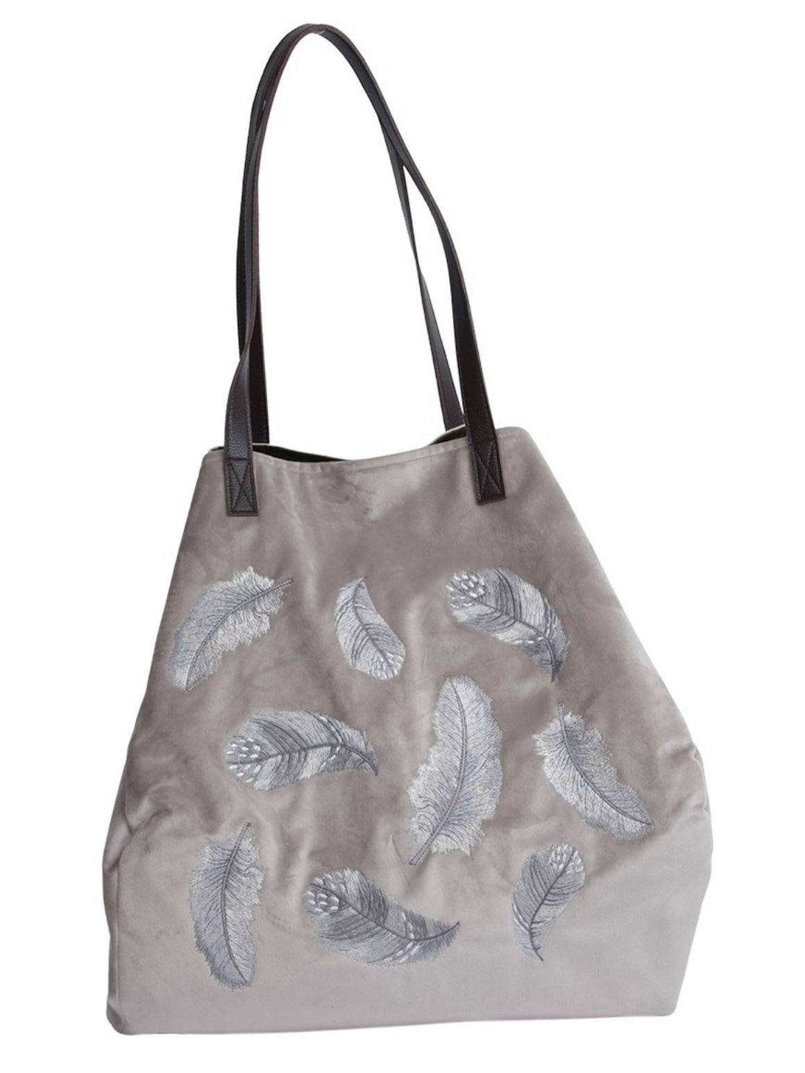 Schultertasche Emily warm grey