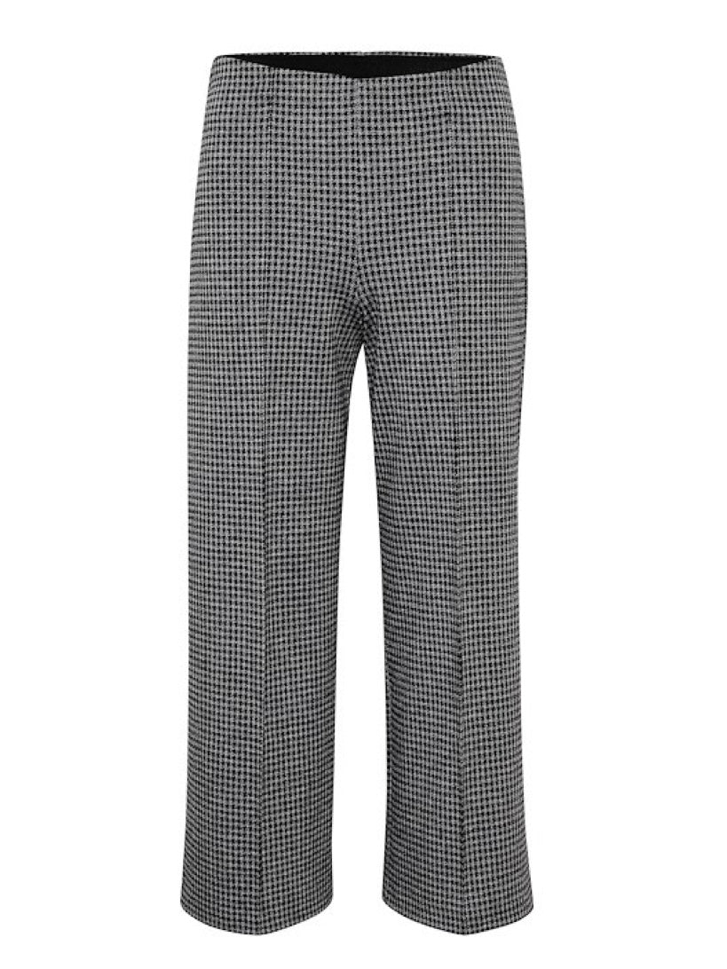 Culotte Hose Ilisan PW medium grey check