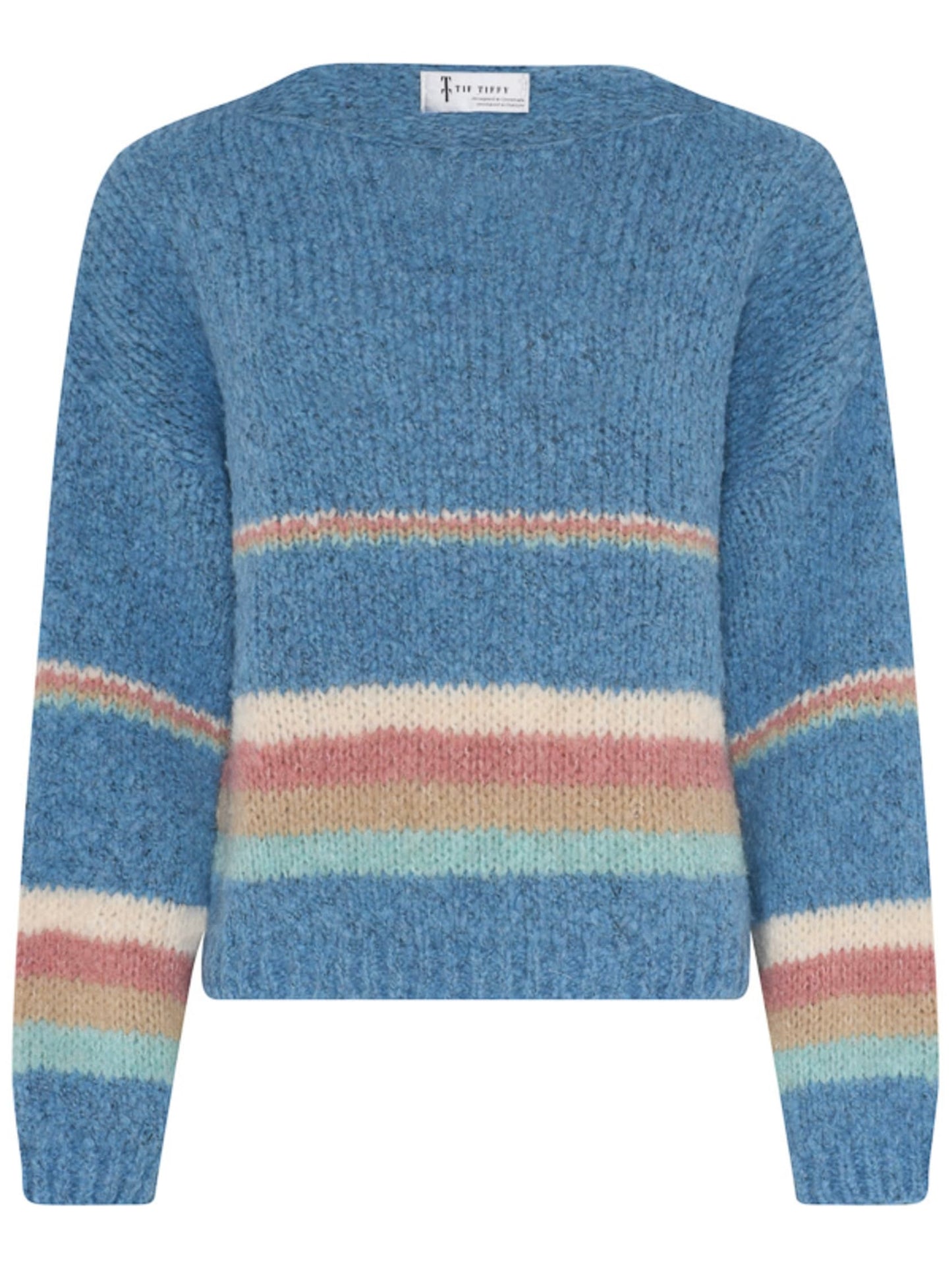 Pullover Galaya TT blau gestreift