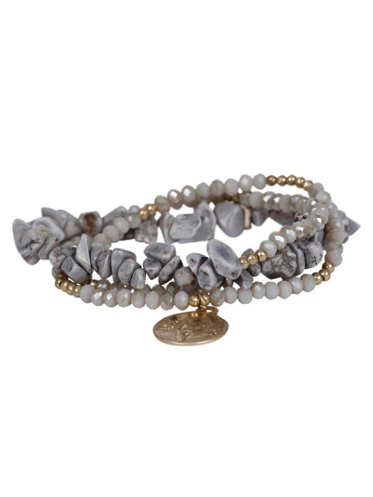 Armband Milla grau