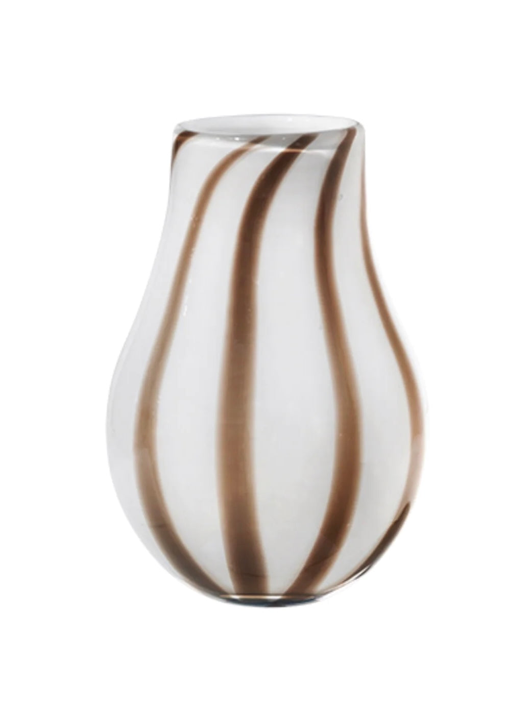 Vase Ada stripe taupe