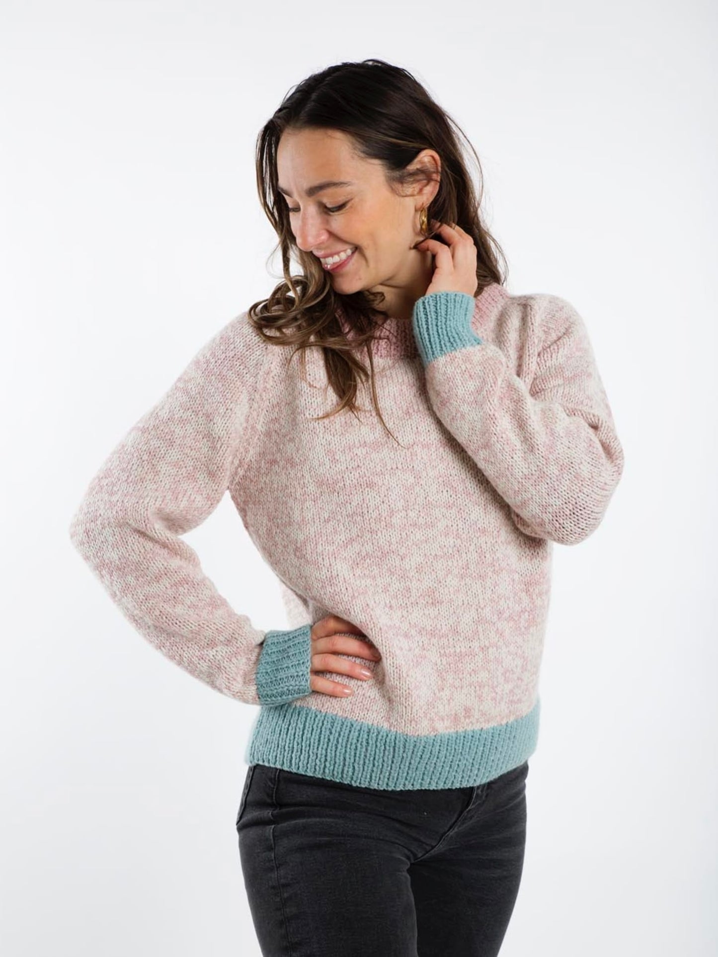 Pullover Astra dark rose melange