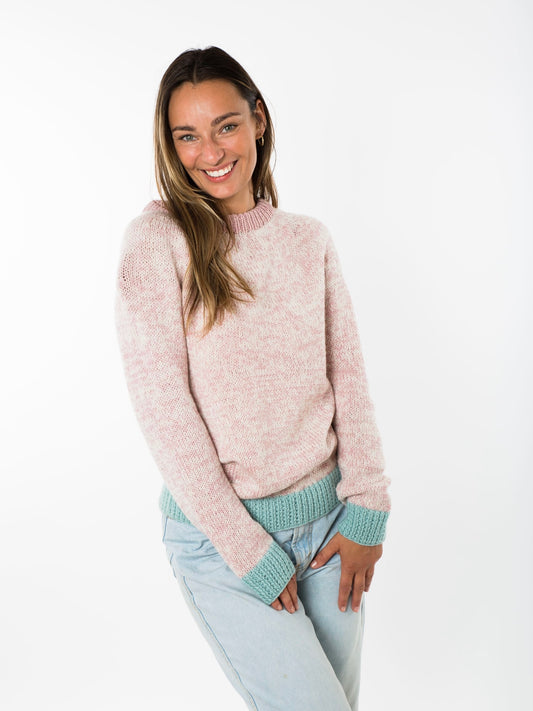 Pullover Astra dark rose melange