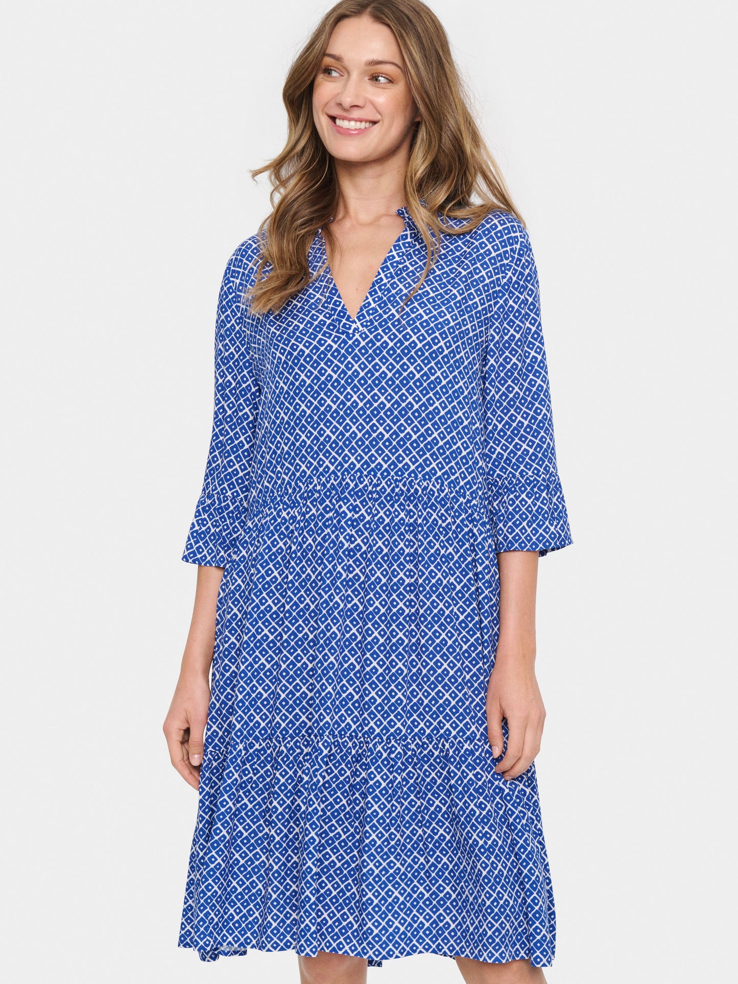 Kleid Eda SZ Surf Blue Tiles