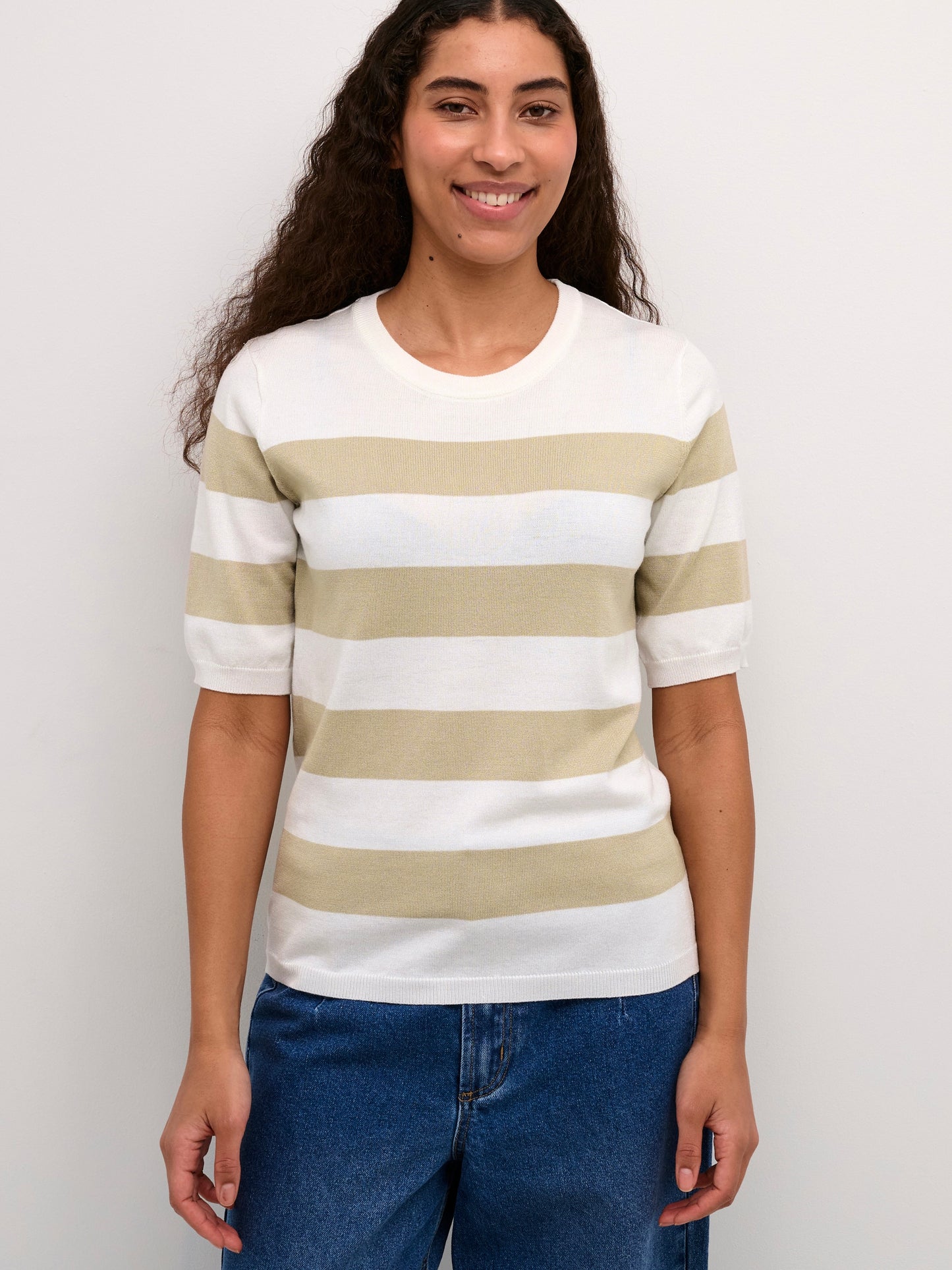 Pullover Lizza KA chalk/feather grey bold stripe