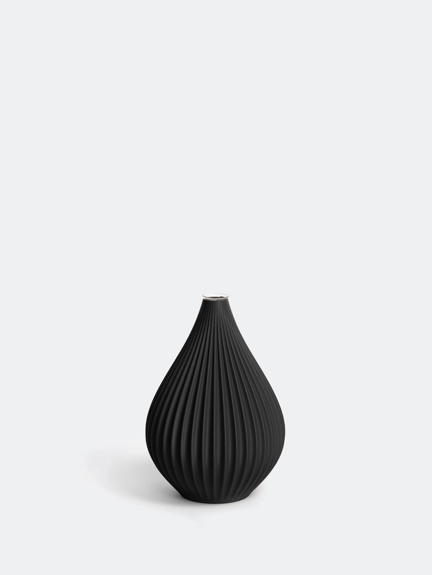 Vase Raindrop M schwarz