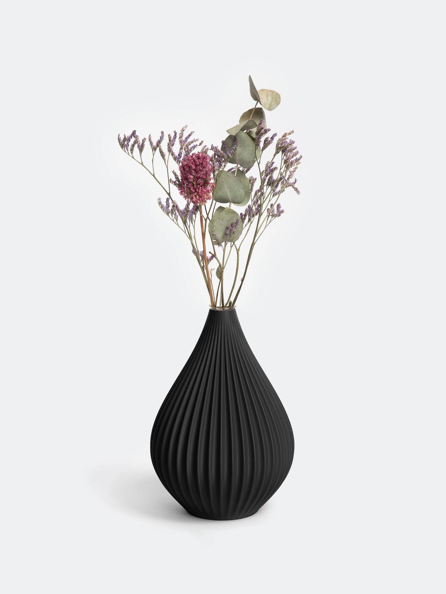 Vase Raindrop M schwarz