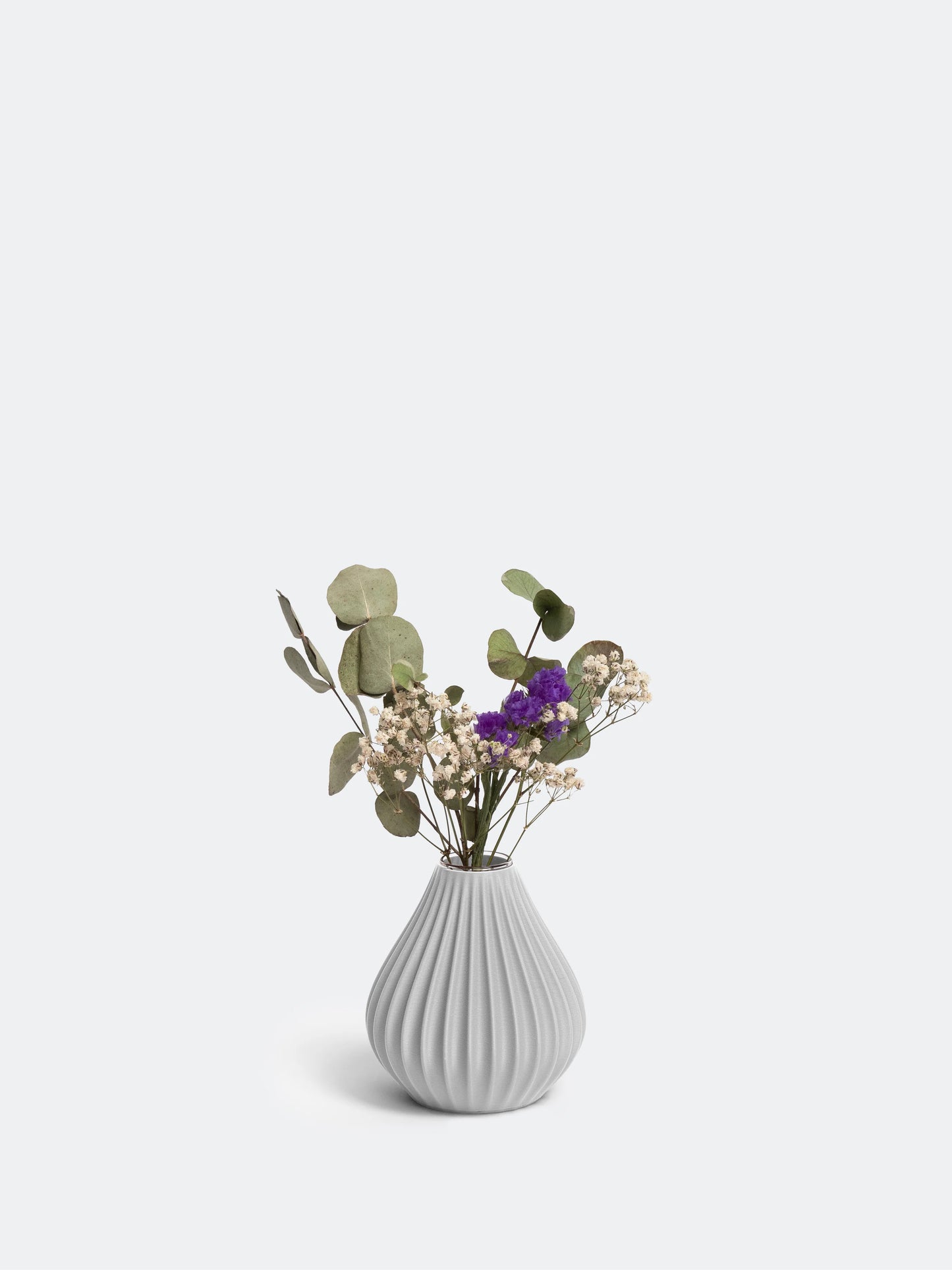 Vase Raindrop S grau