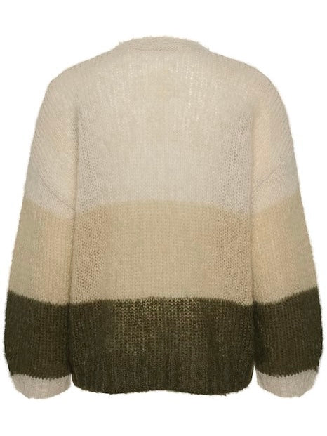 Strickjacke Rastina PW neutral color blocking