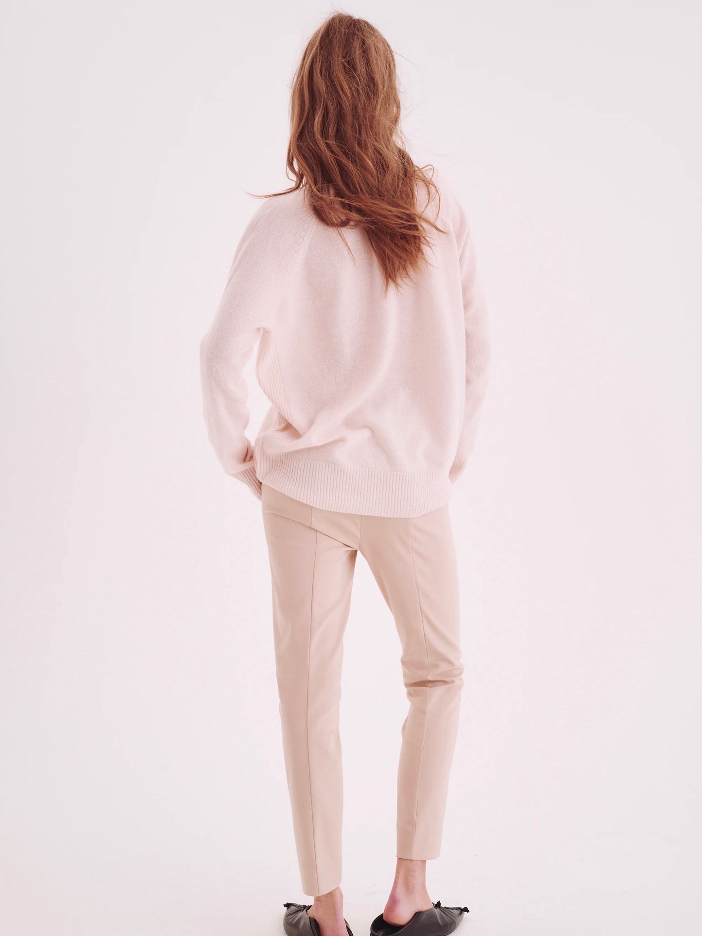 Cashmere Pullover Lukka V-Neck cashmere rose