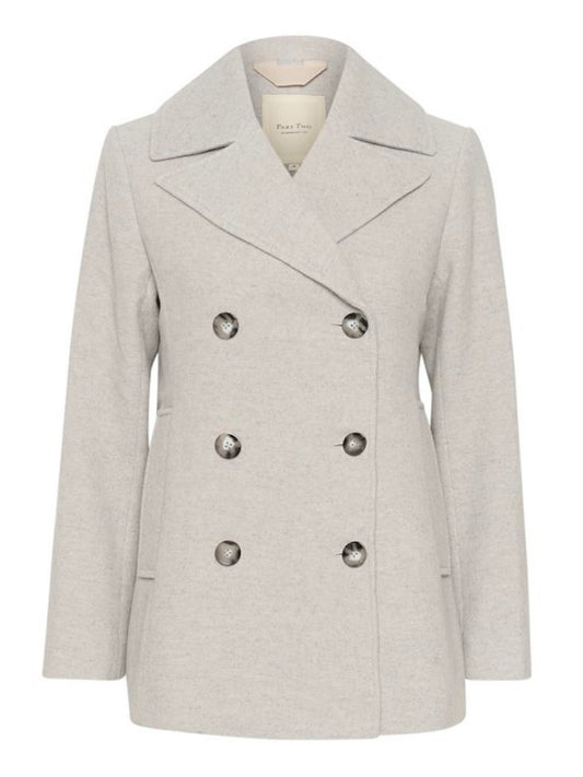 Cabanjacke Lekias PW light grey melange