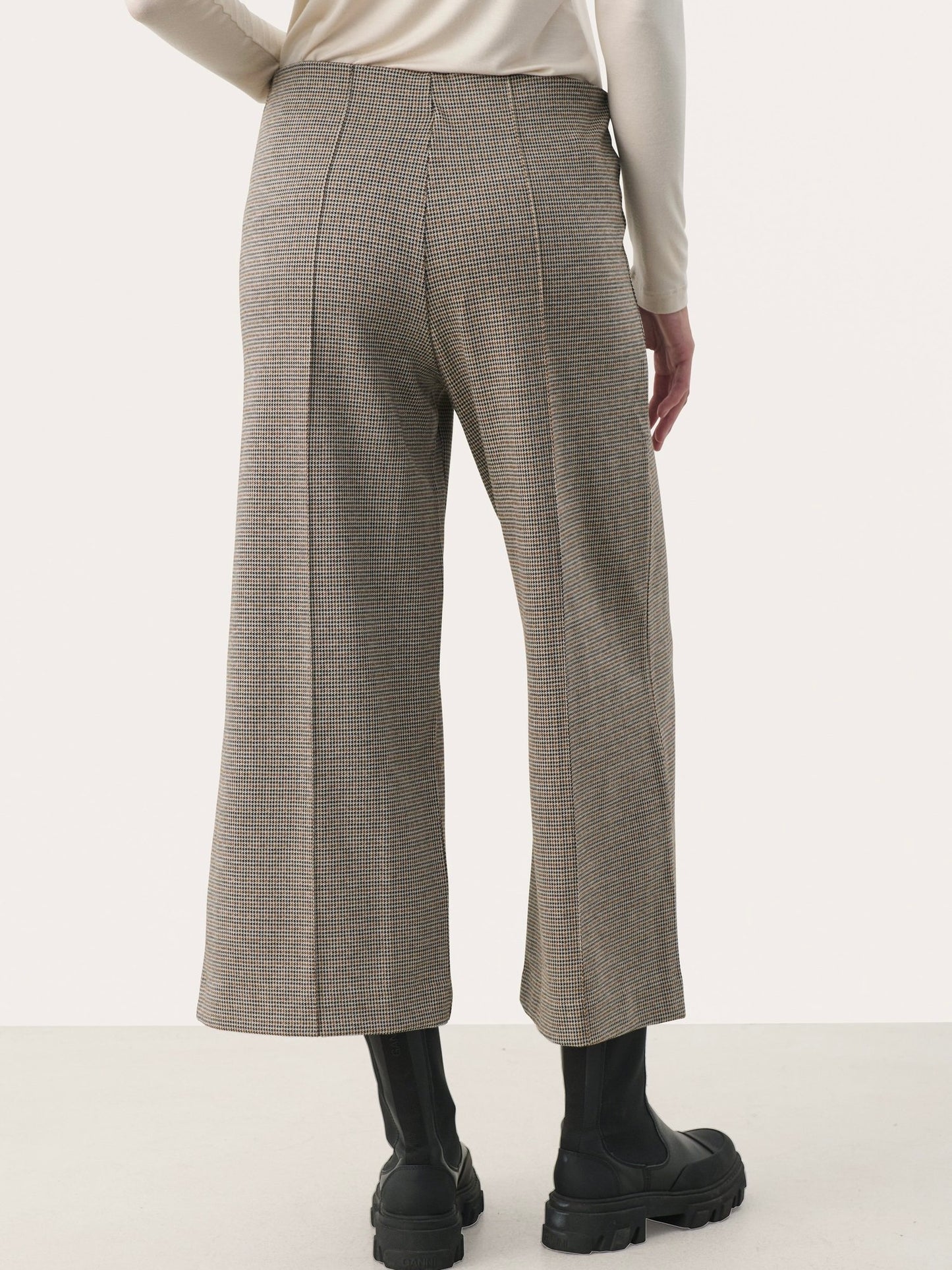 Culotte Hose Ilisan PW brown check