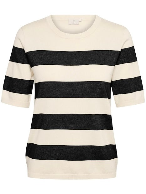 Pullover Lizza KA turtledove/black bold stripe