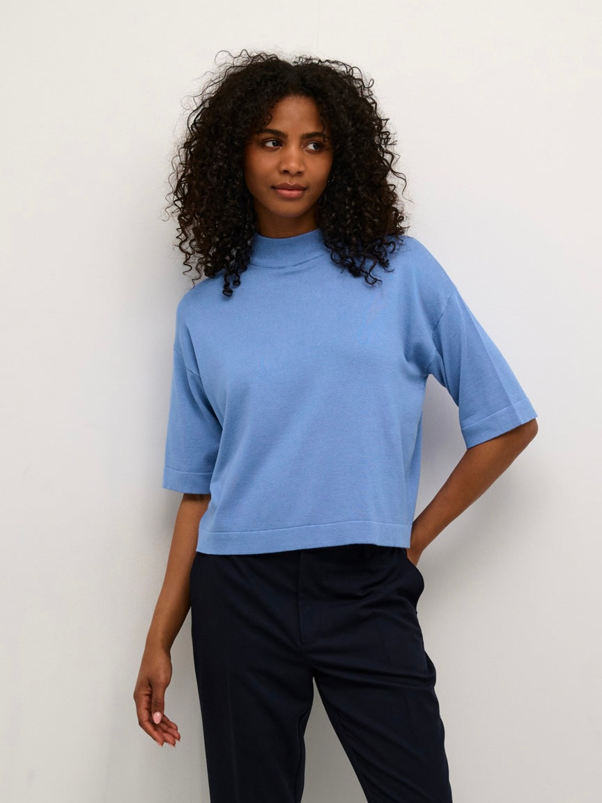 Pullover Lizza KA turtleneck bright blue