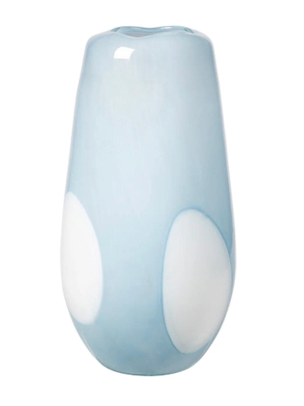 Vase Ada dot hellblau 37cm