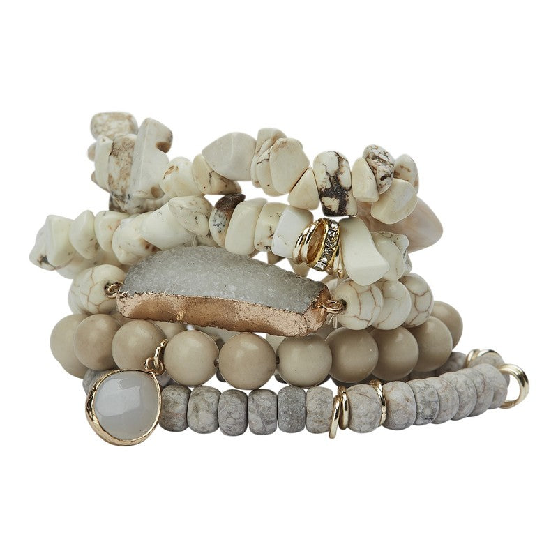 Armband Amanda beige