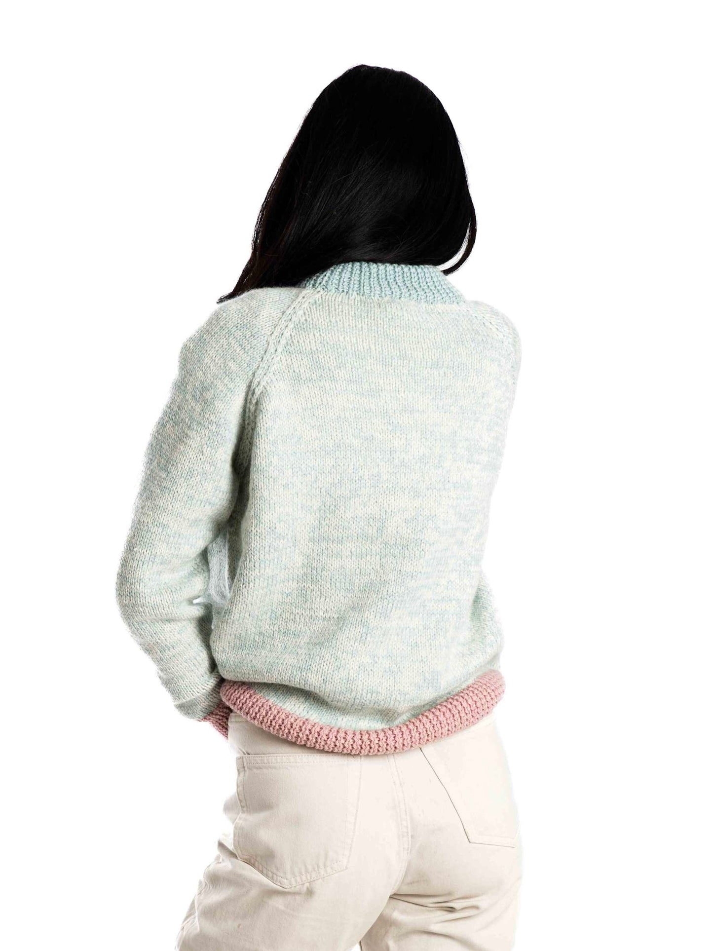 Pullover Astra sky blue melange