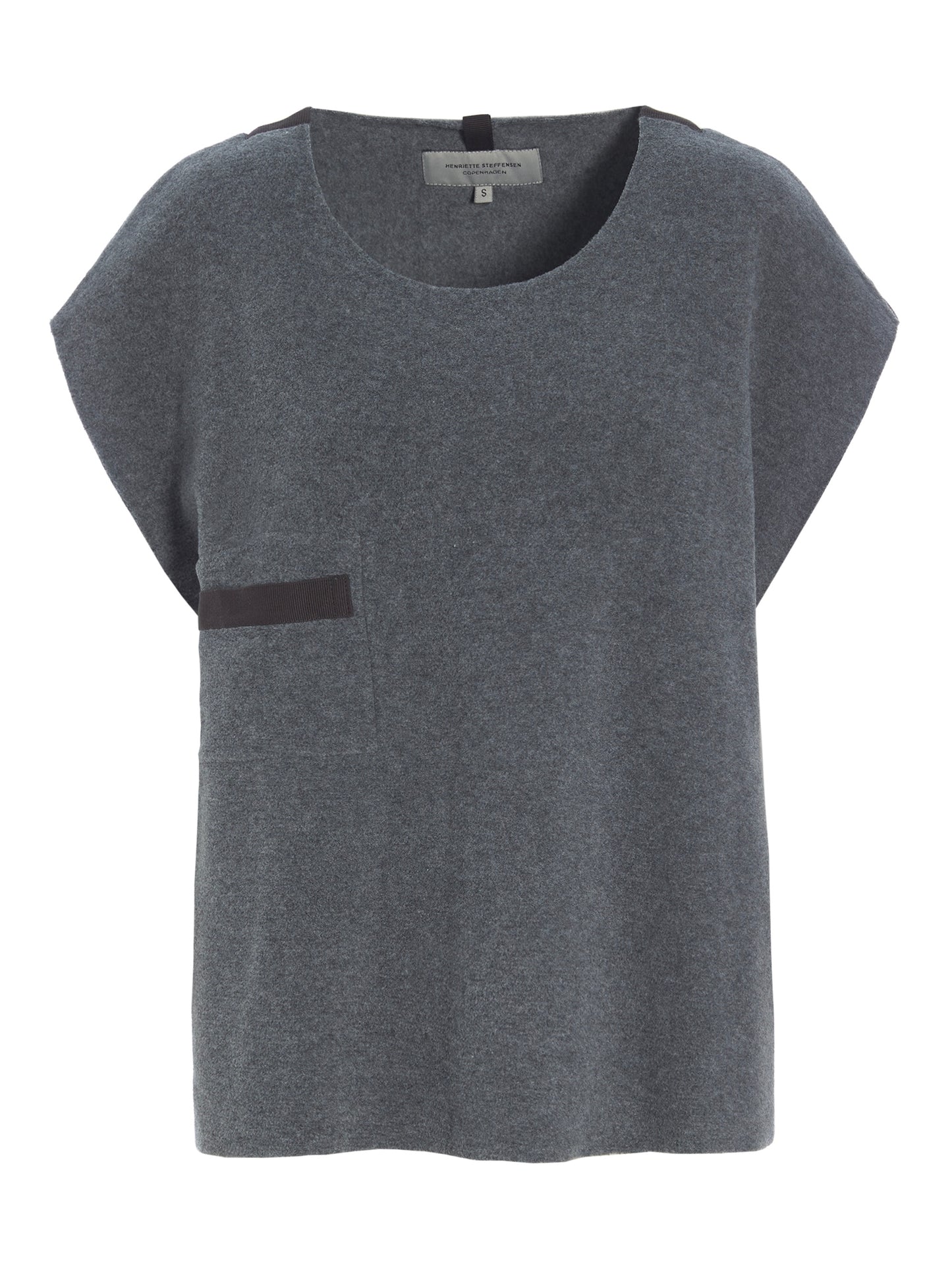 Fleece Pullunder ROUND NECK 1353 grey