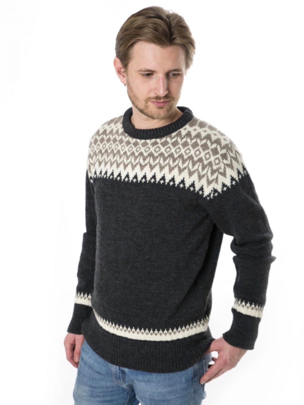 Norweger Pullover Alp anthrazit