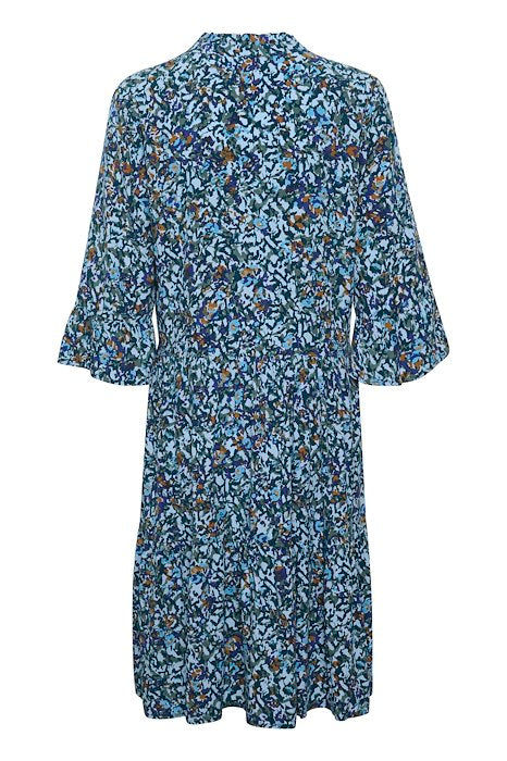 Kleid Eda Blue Atlantis Flower Print