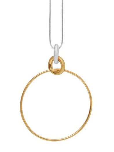 Halskette Tula 2 Tone Hoop, in 2 Farben