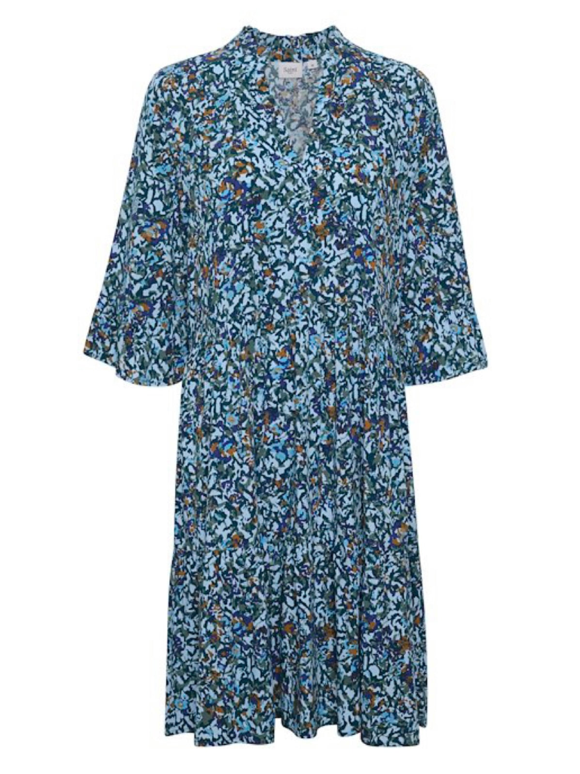 Kleid Eda Blue Atlantis Flower Print