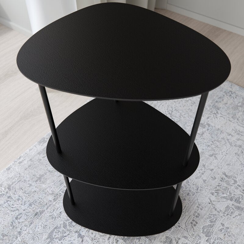 Beistelltisch CURVE TABLE SLIM DOUBLE schwarz