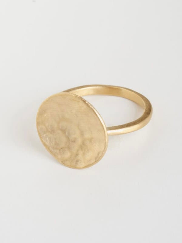 Ring Moon, in silber und gold