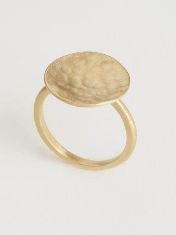 Ring Moon, in silber und gold