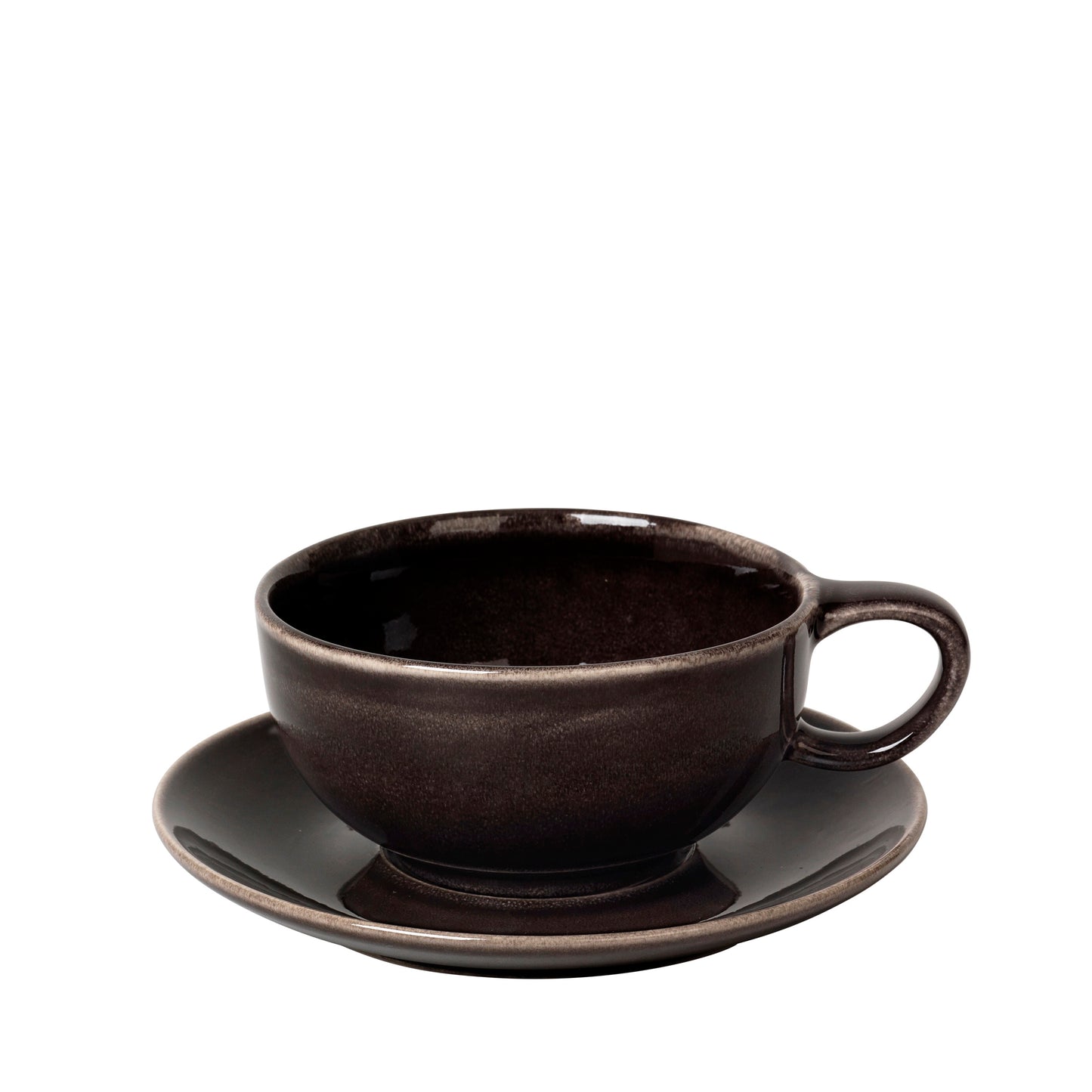 Tasse/Untertasse Nordic Coal, 25cl